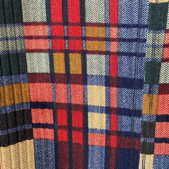 URBANOLOGY Pure Essence Plaid 3/4 Sleeve Dress NWOT Women's Size Large - Picture 7 of 12